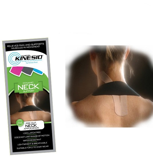 Kinesiotejp Kinesio Tex Pre Cut nacke