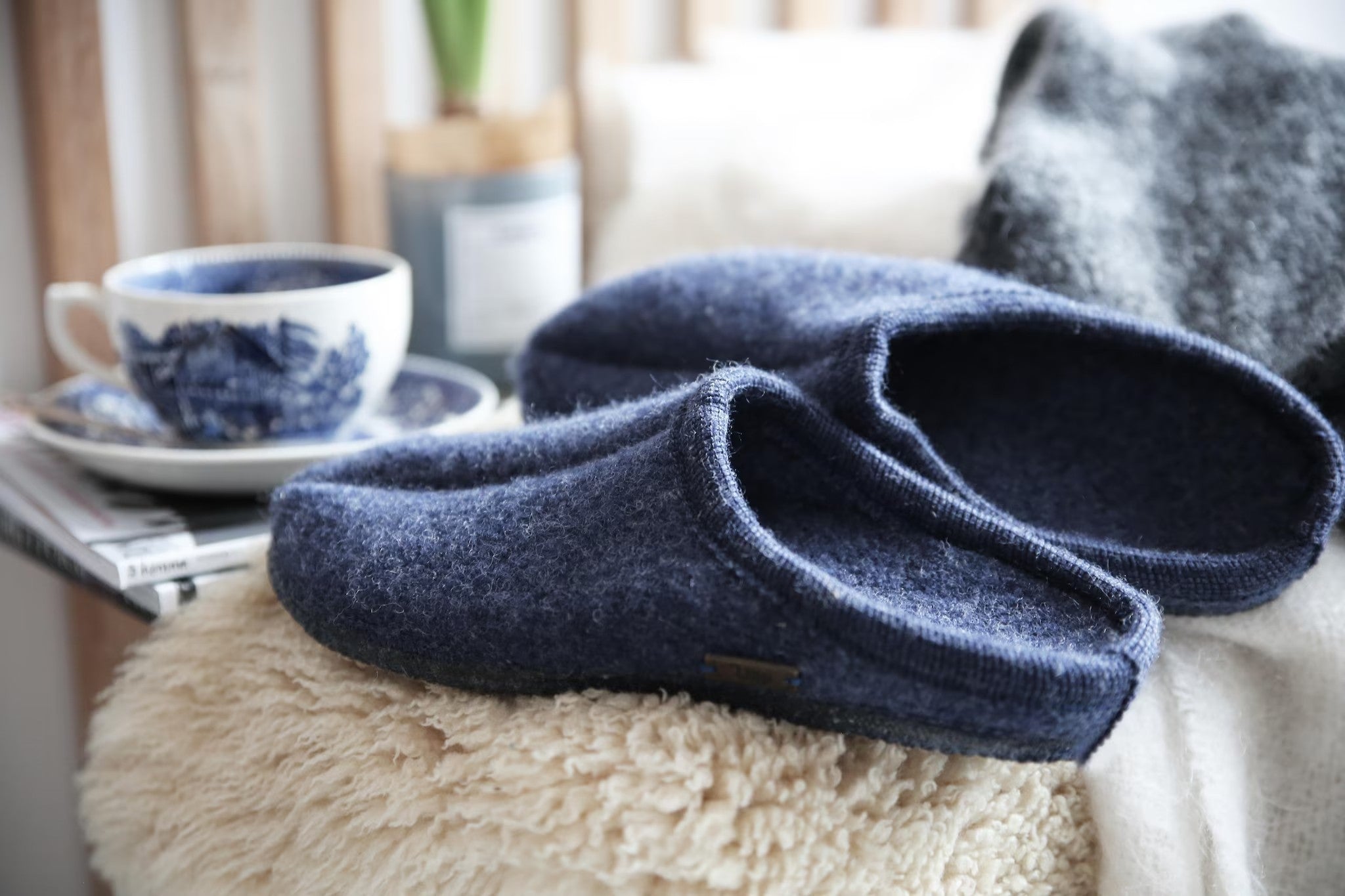 Ulltofflor Ulle Original denim