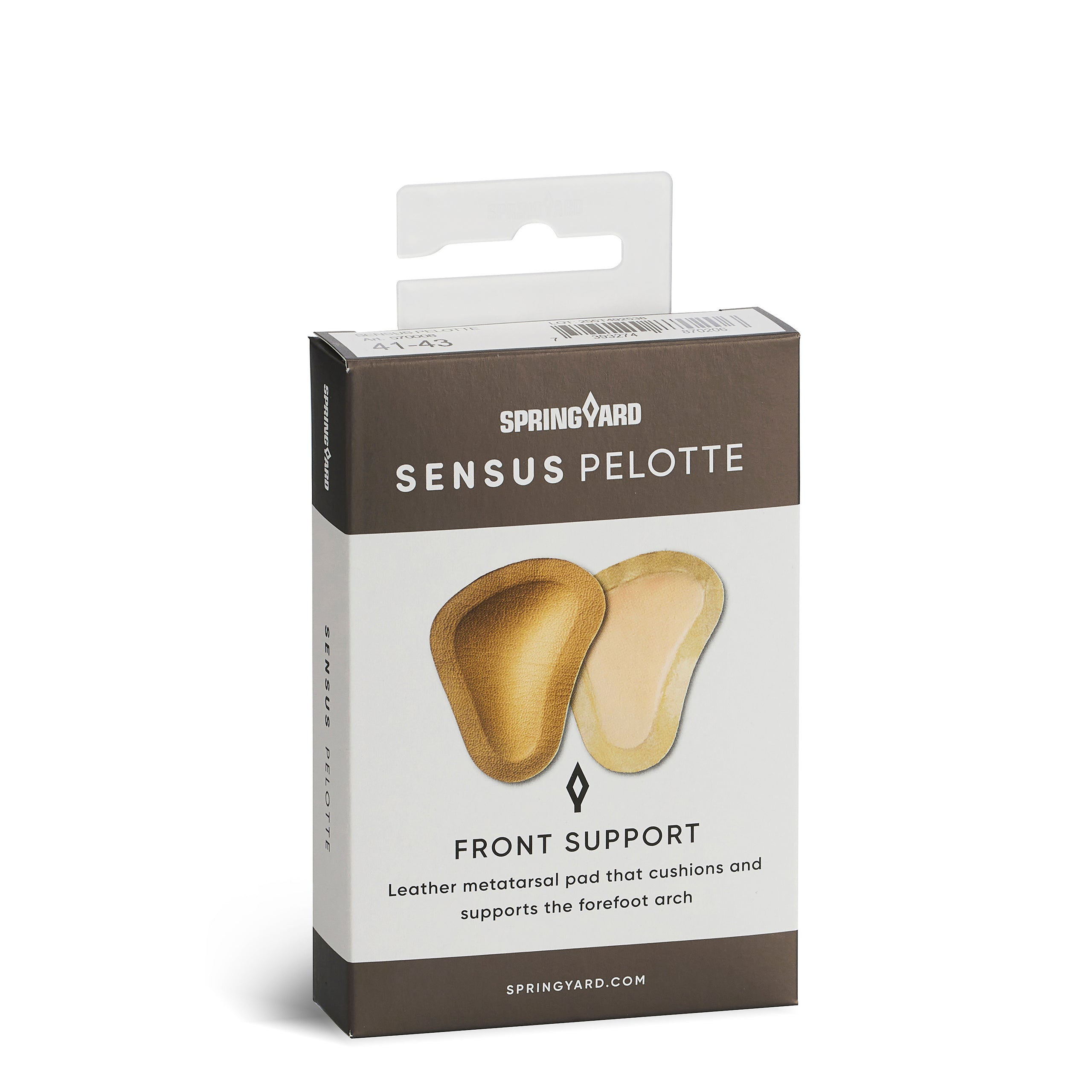 Självhäftande pelotter för avlastning av nedsjunket främre fotvalv 3-pack