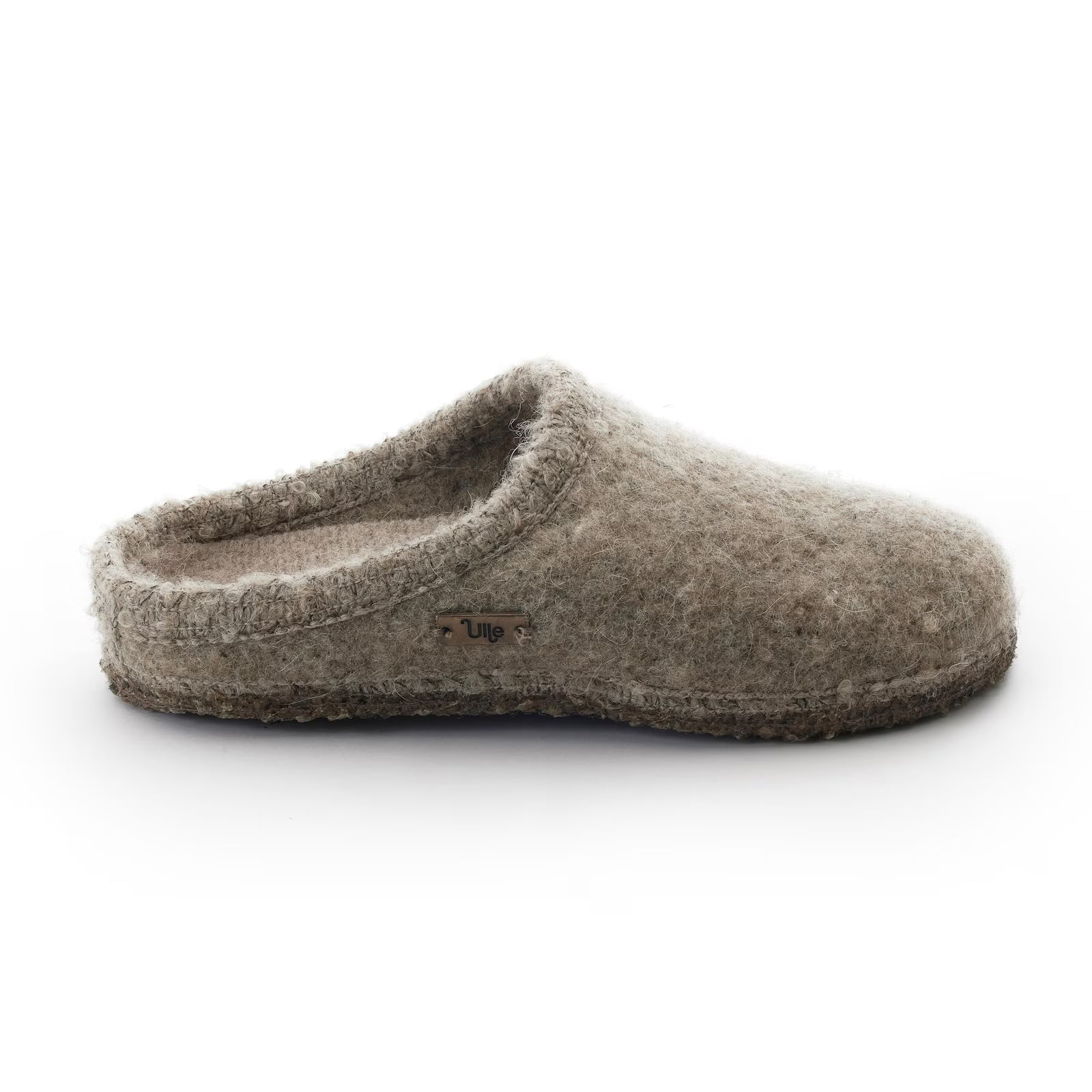 Ulltofflor Ulle Mohair Seamless beige melange