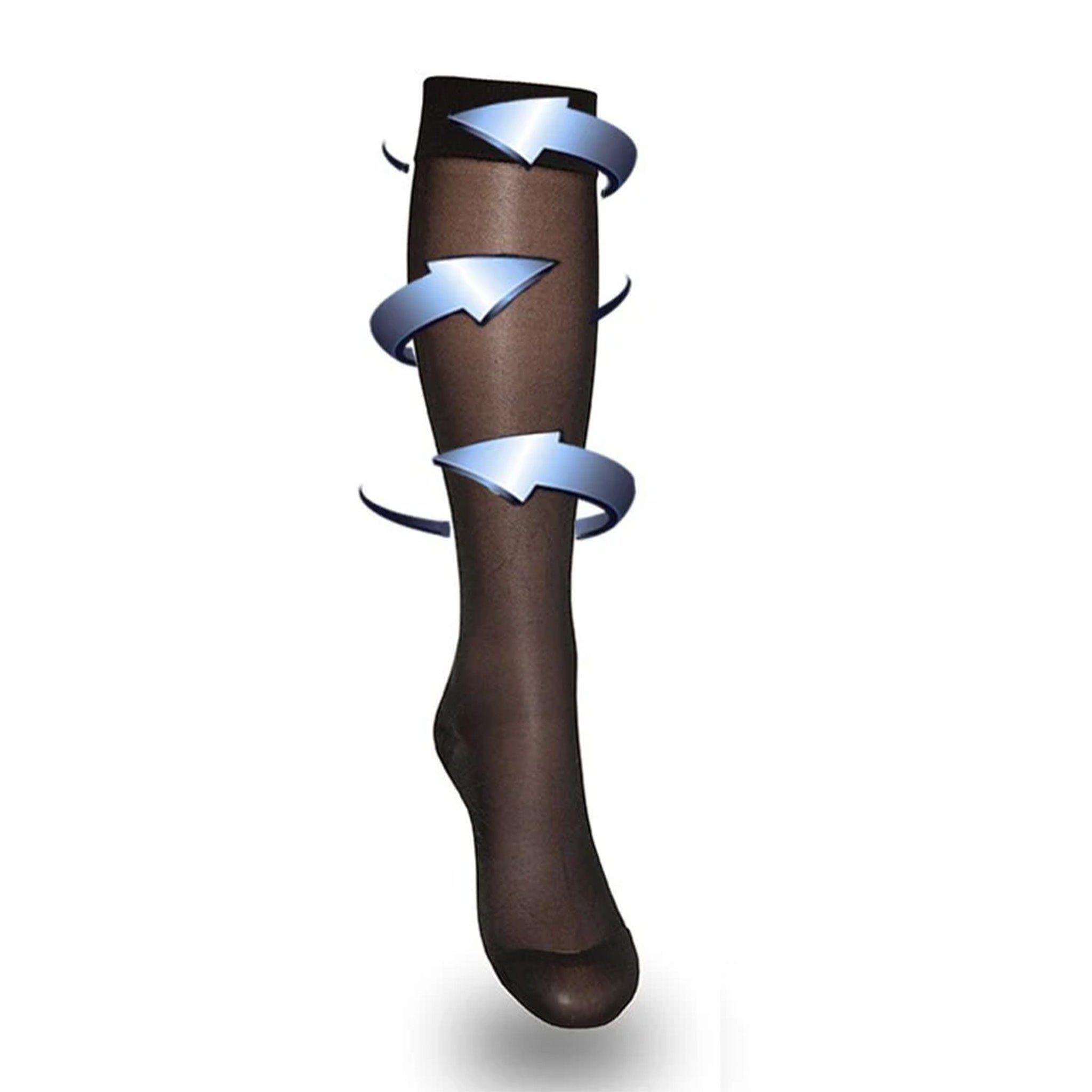 Stödstrumpor 140 den svart för trötta och svullna ben