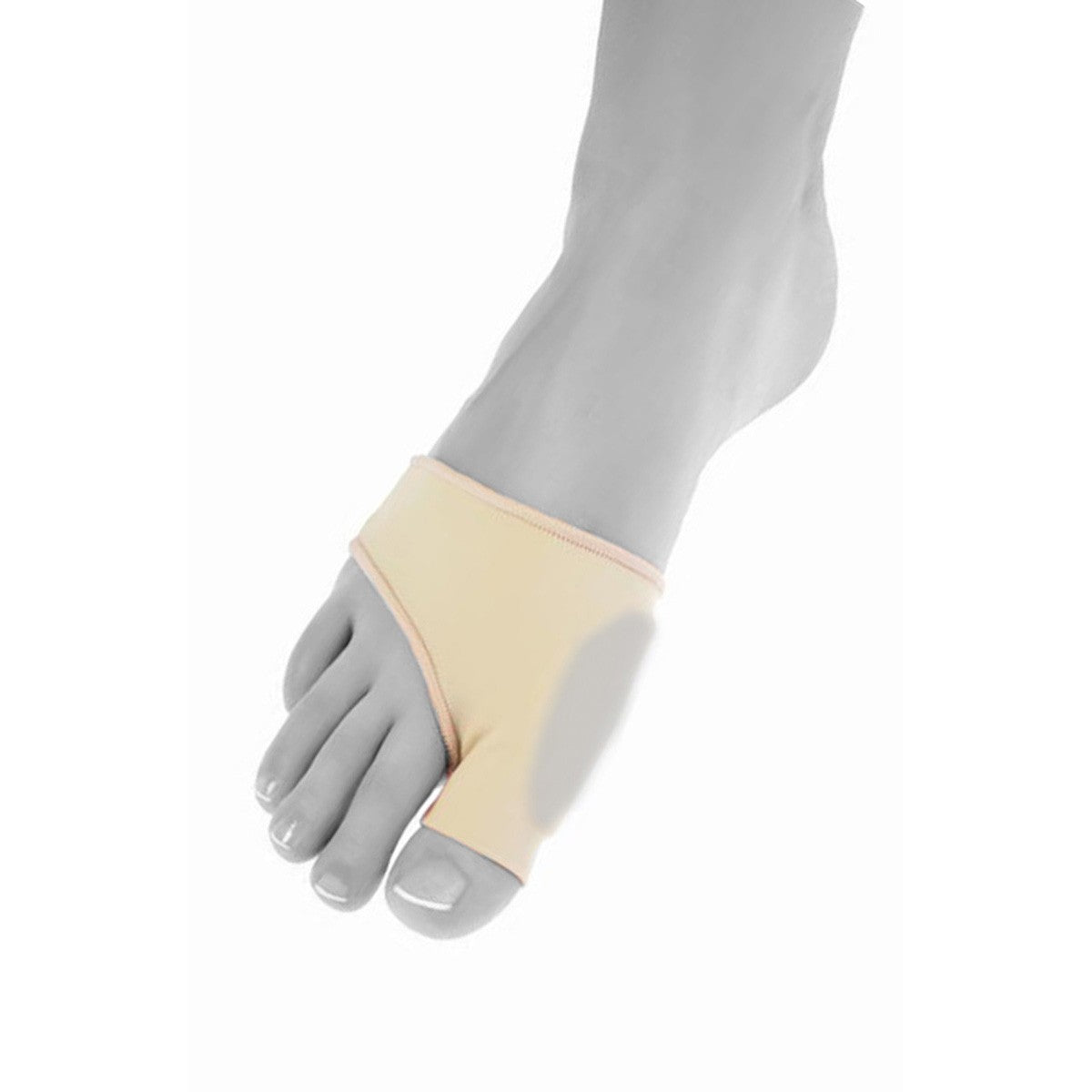 Elastiskt Hallux Valgus-skydd i silikon för trycklavlastning av stortåleden