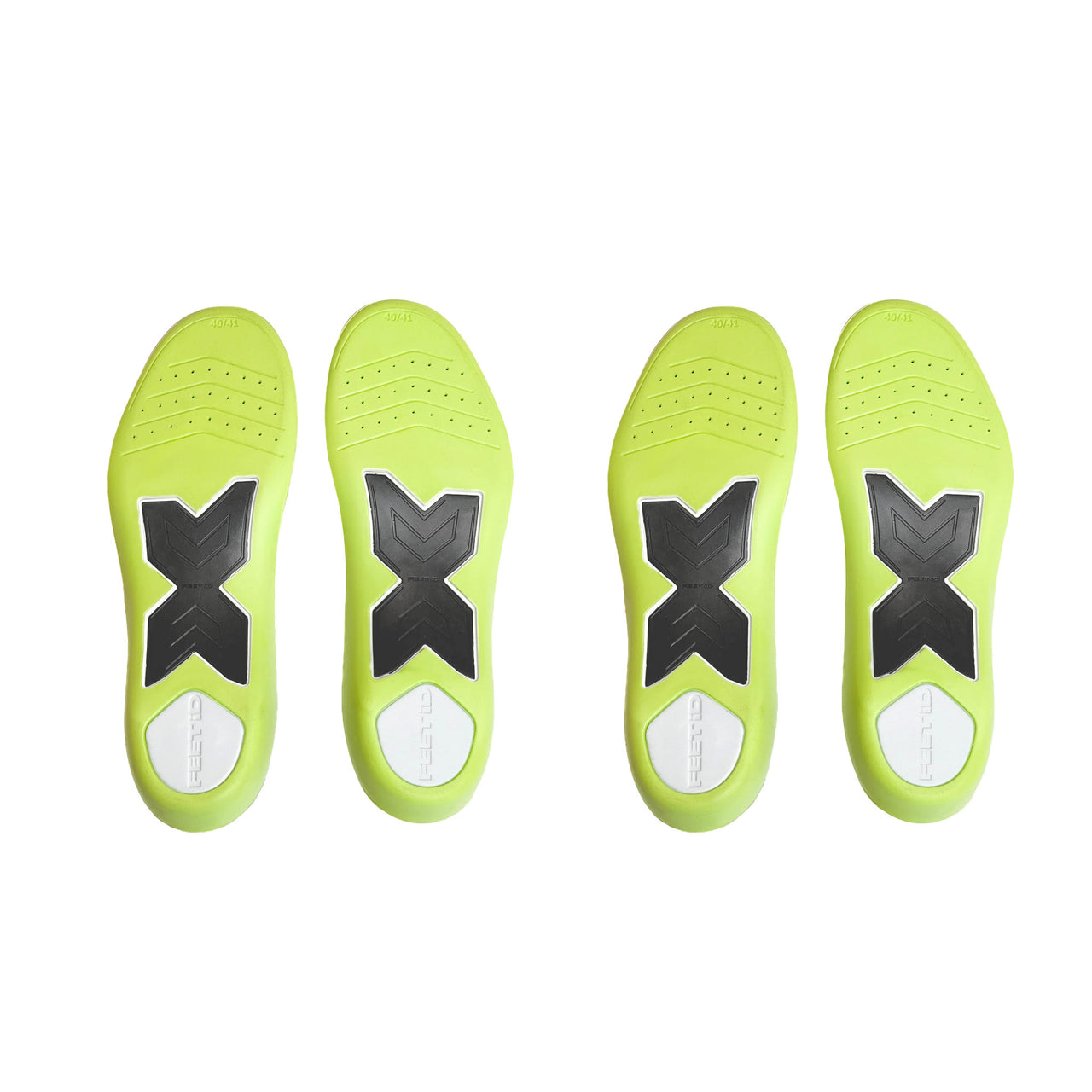 Iläggssulor Feet iD Comfy Stabilize med stöd för framfot och hålfot 2–pack