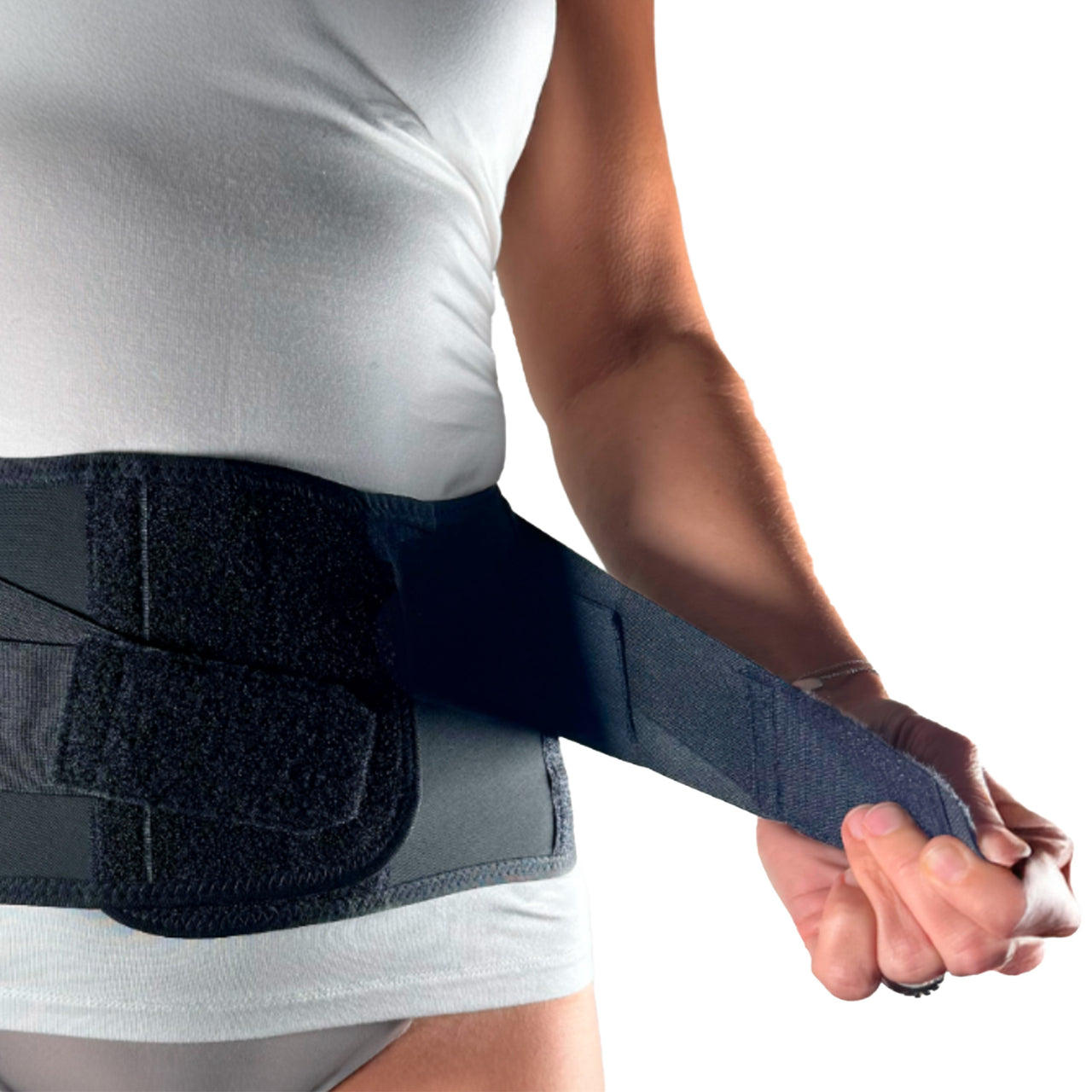 Ryggstöd i smidig låg modell för ländryggen