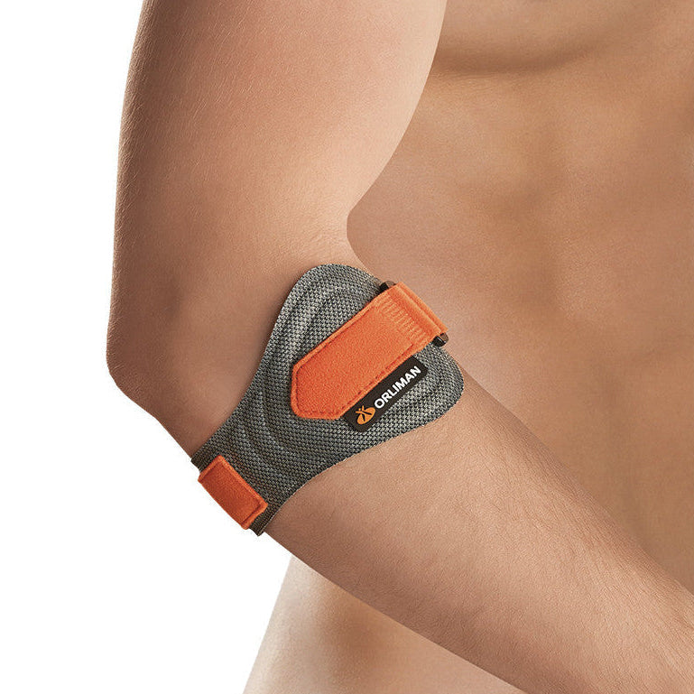 Elbow strap for tennis elbow, golf elbow and mouse elbow