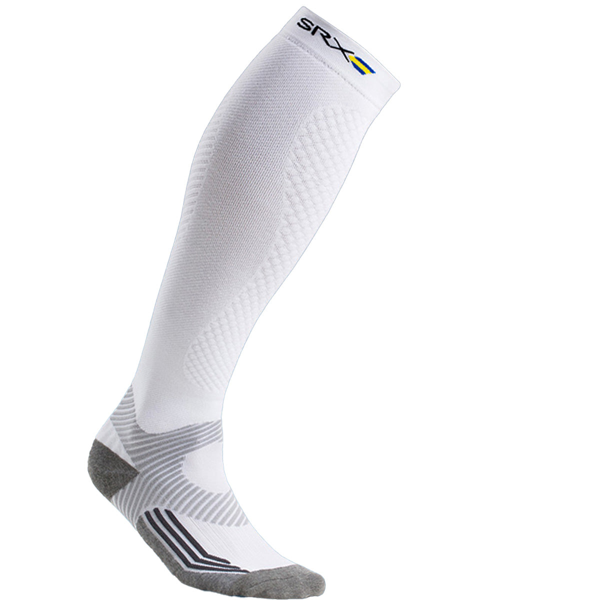 Kompressionsstrumpor SRX sport vit