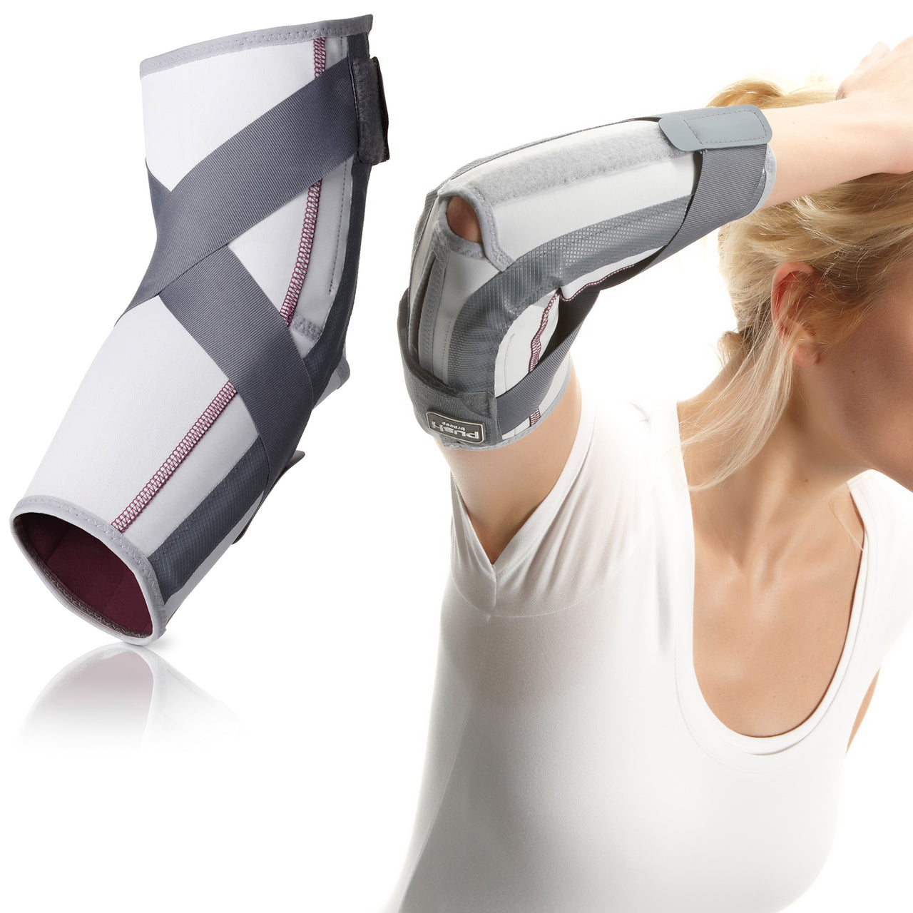 Armbågsstöd för översträckt armbågsled