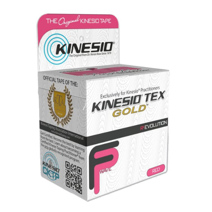 Kinesiotejp Kinesio Tex Gold FP 5 meter rosa för sportskador och muskelstöd