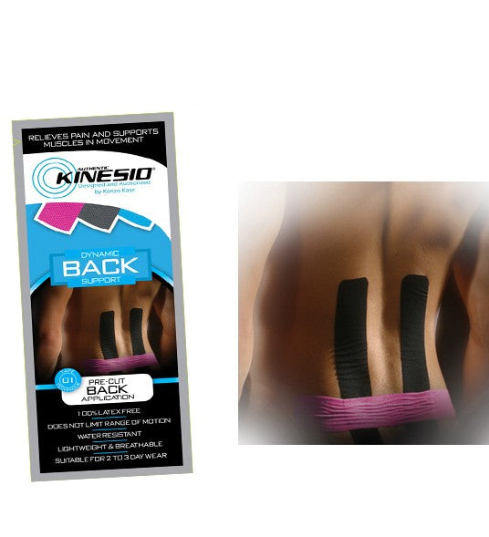 Kinesiotejp Kinesio Tex Pre Cut rygg
