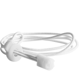 Elastiska skosnören med lås vit 3-pack