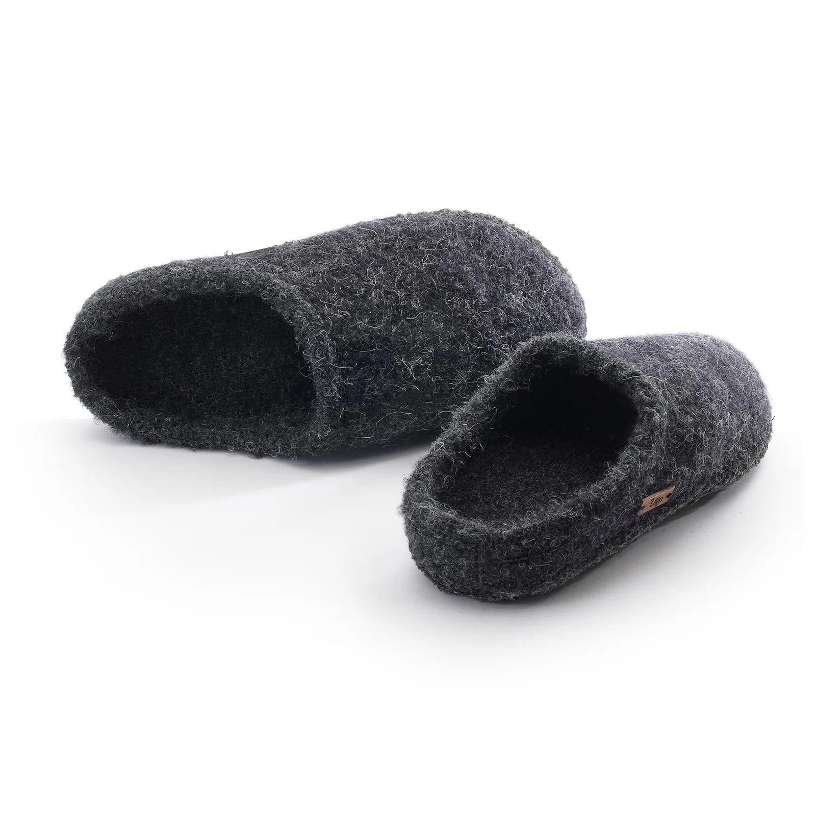 Tofflor Ulle Mohair Seamless dark grey
