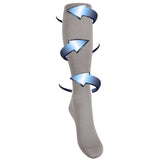 Stödstrumpor grå för svullna och trötta ben