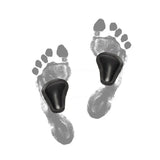 Självhäftande pelotter för nedsjunket främre fotvalv