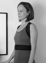 Stabiliserande hållningsväst svart