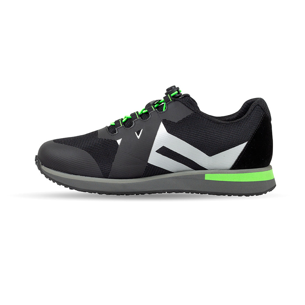 Eikon ortopedisk herrsko för stabilitet och komfort i svart/grön