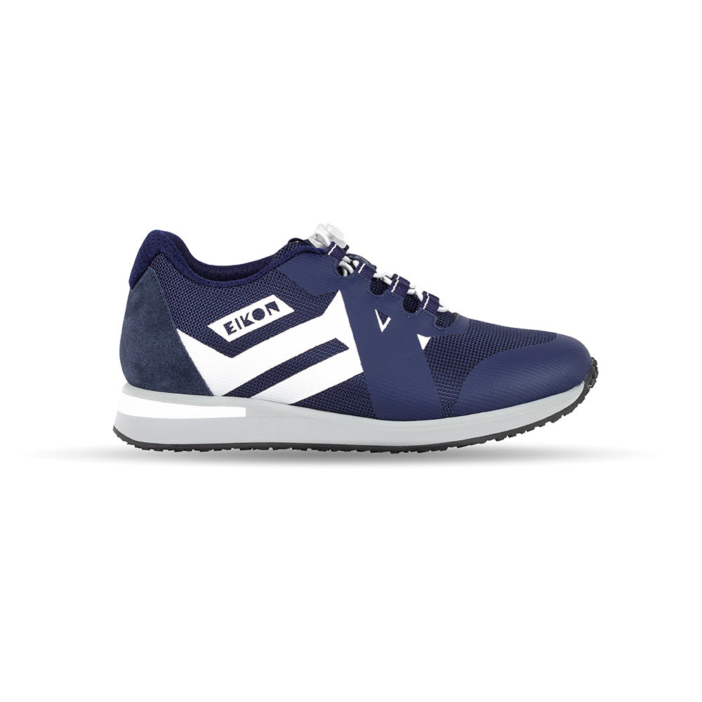 Eikon ortopedisk damsko för stabilitet och komfort i blå/vit