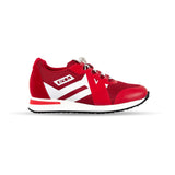 Eikon ortopedisk damsko för stabilitet och komfort i röd/vit