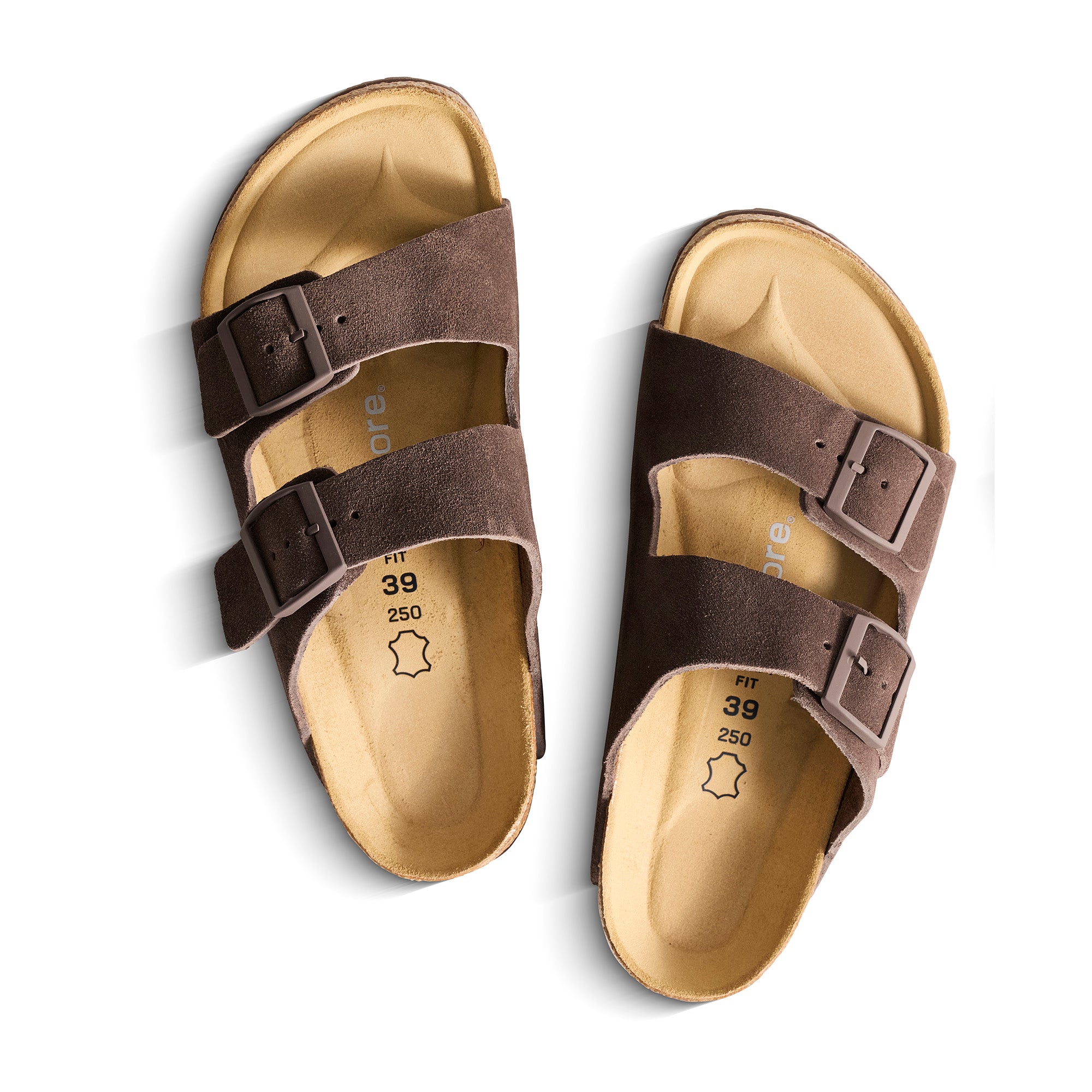 XOCORE Soft rocker support sandal coffee brown