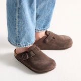 XOCORE Soft rocker support sandal closed toe coffee brown
