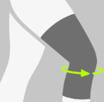 Bauerfeind Sport kompressionsknästöd_size-guide