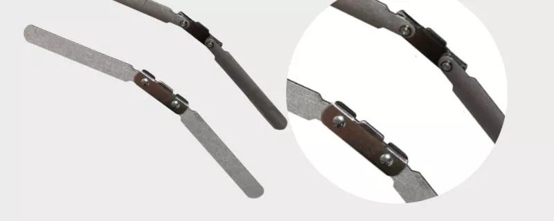Dubbelledade skenor för extra stöd Dubbelledade skenor för extra stöd