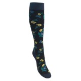 Stödstrumpor gula blommor